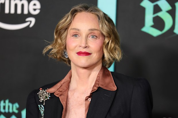 Sharon Stone attends the World Premiere of Amazon Prime Video's "The Bluff" at TCL Chinese Theatre on February 17, 2026 in Hollywood, California.