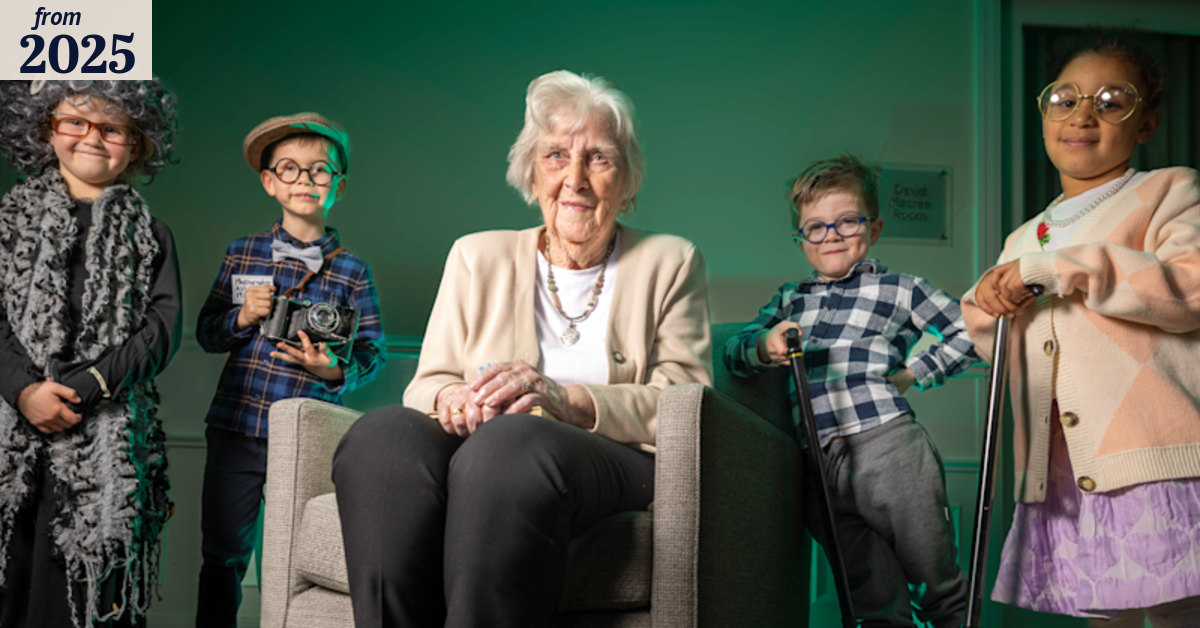 100 days wiser, prep students get a lesson from a centenarian