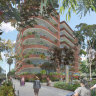 The plan for 483 apartments next to a cathedral in historic Sydney district