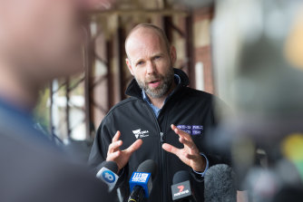 Victoria's coronavirus logistics chief, Jeroen Weimar, said he would not speculate on when the border will reopen.