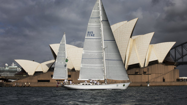 Plain sailing: the navigator of Sydney to Hobart yacht Kialoa II is expecting another quick race.