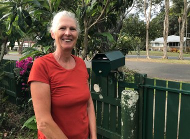 Trisha Scott from Bribie Island's Banya Street.