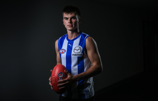 Colby McKercher impressed in North Melbourne’s intraclub game.