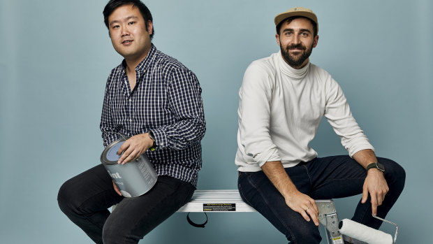 Tint co-founders Rocky Liang (left) and Djordje Dikic.