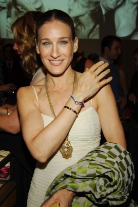 Actress Sarah Jessica Parker in Cartier.