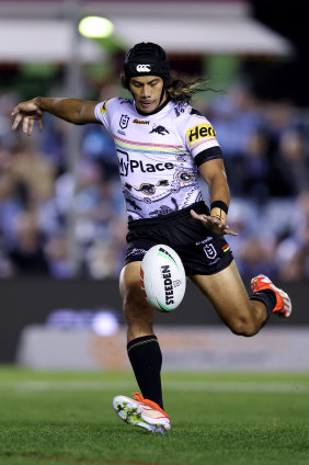 Jarome Luai was in superb form against the Sharks.