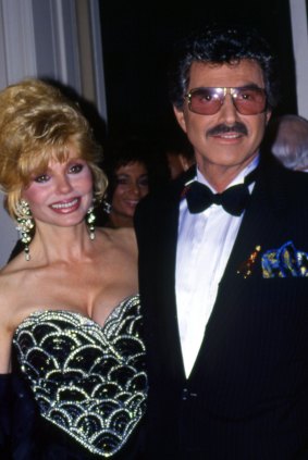 Burt Reynolds and Loni Anderson.