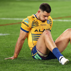 Ryan Matterson returns to the Eels line-up for the first time since last year’s grand final loss.