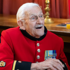 Chelsea Pensioner Arthur “Skippy” Teasdale, who served in Korea, spent 44 years living in Australia. 