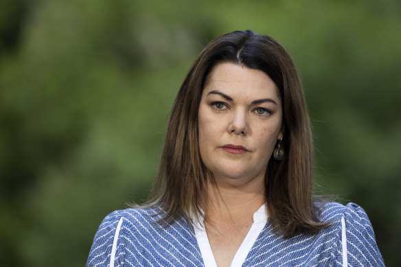 Greens senator Sarah Hanson-Young.