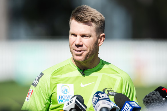 David Warner is back in the BBL after eight years, recently signing with the Sydney Thunder.
