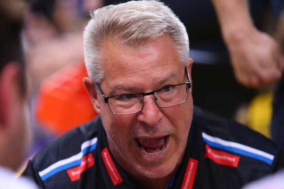 Melbourne United coach Dean Vickerman.