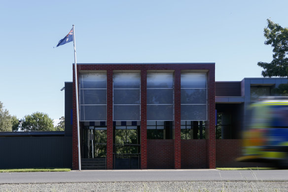 Gisborne police station in the Macedon Ranges.