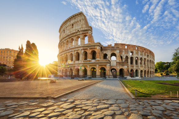 Rome’s ancient Colosseum.