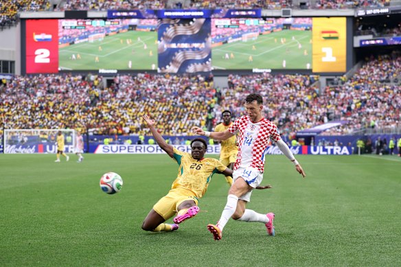 Ivan Perisic stood out for Croatia.