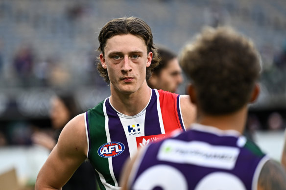 Jye Amiss of the Dockers.