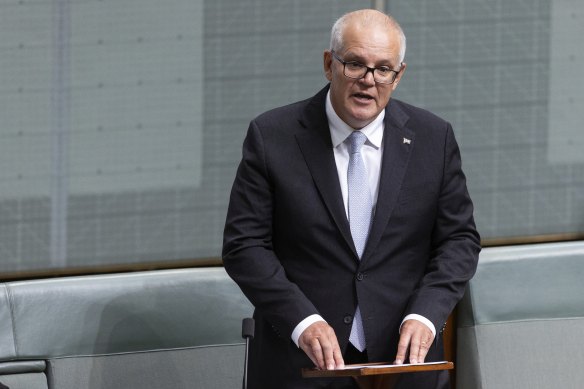 Former prime minister Scott Morrison was given leave to defend himself in parliament over his role in the robo-debt scheme.
