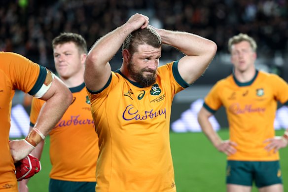 James Slipper’s 150th Test ended in disapoointment.