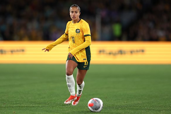 Matildas star Mary Fowler.