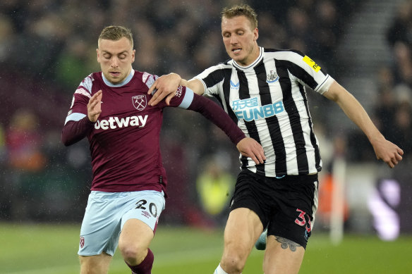 West Ham and Newcastle are just two of the eight current Premier League clubs with gambling sponsors on the front of their jerseys.