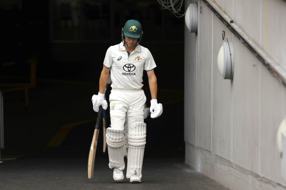 Big chance: New Australian Test opener Nathan McSweeney.