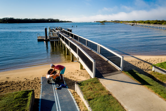 The revitalised Urunga Lido.