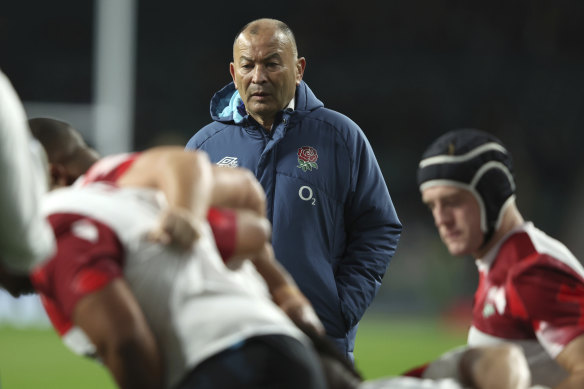 Fired: Eddie Jones, who became England manager in 2015, is out of contract until next year's World Cup in France.