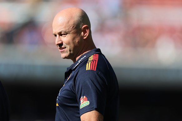 Crows coach Matthew Nicks.