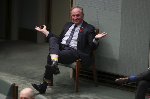 Nationals MP Barnaby Joyce believes his party should have taken back the trade portfolio.