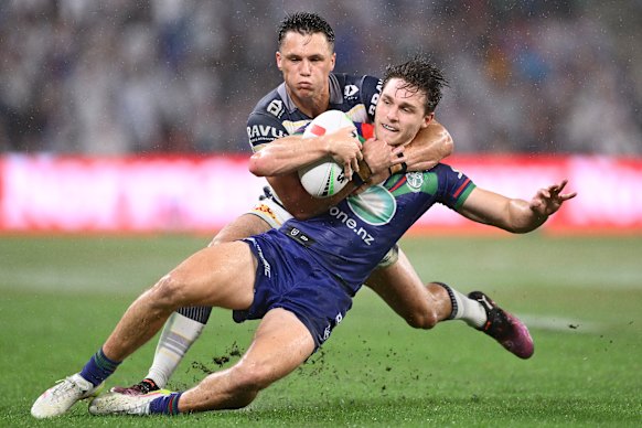 Luke Metcalf’s impressive form this season had him leading the race for the Dally M gold medal.