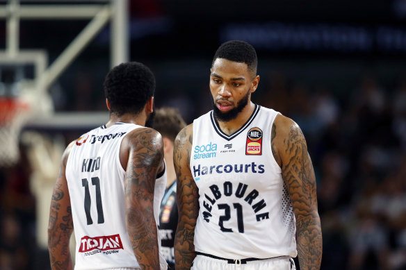 Shawn Long led his side with 18 points in his 50th NBL game but United could not come up with a win against the Breakers.
