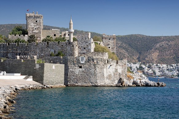 History lesson by the bay … Bodrum Castle was built by the crusading Knights of St John.