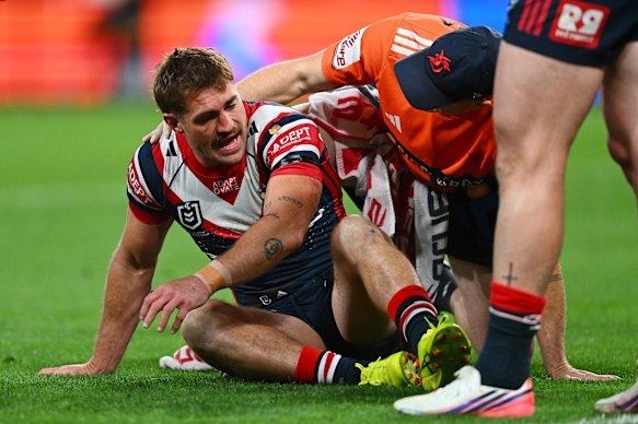 Connor Watson suffered a head knock in the preliminary final against the Dolphins.