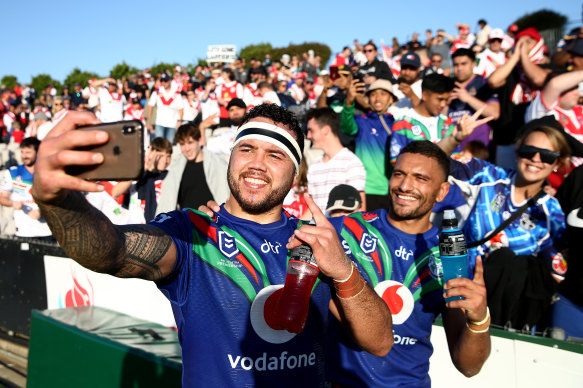 The New Zealand Warriors have become the second-favourite team for most fans.