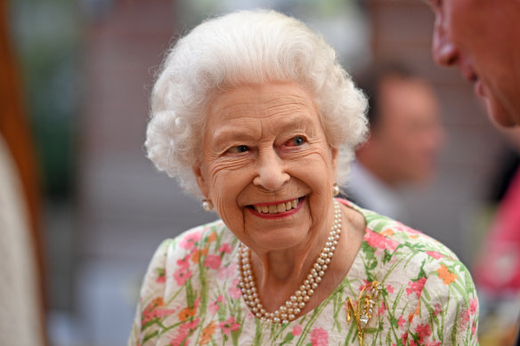 Queen Elizabeth II, back in public duty in person at G7, was all smiles. 