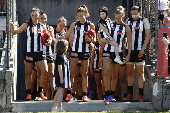 Collingwood’s AFLW team has lost a number of players to COVID-19 health protocols.