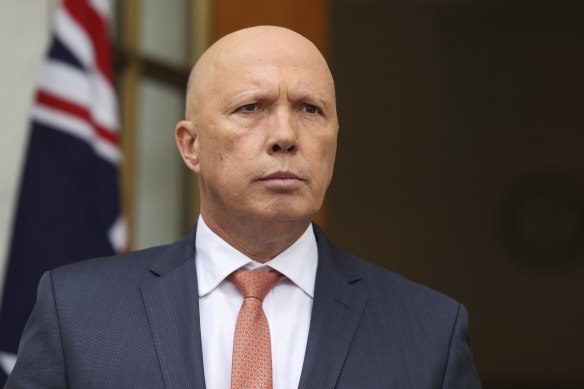 Defence Minister Peter Dutton. 