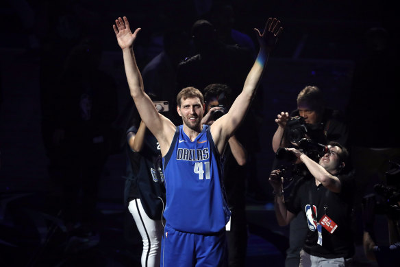 NBA great Dirk Nowitzki.