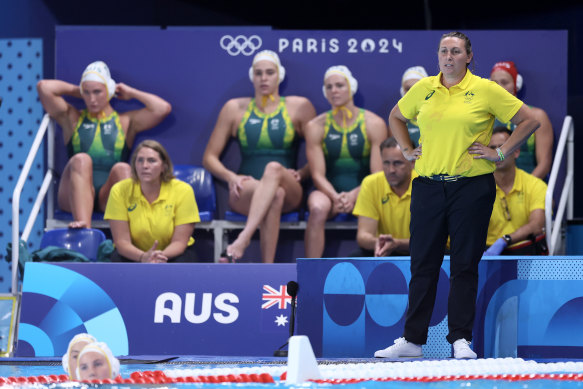 Stingers coach Bec Rippon (right) has taken her squad to the verge of more Olympic gold. 