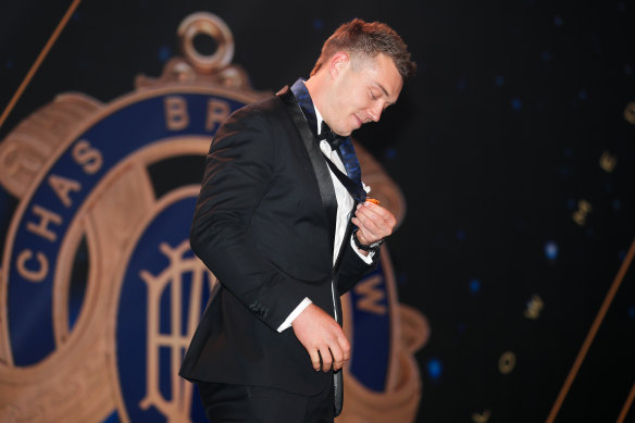 Patrick Cripps is the 2022 Brownlow Medallist after a dramatic count at Crown Palladium wasn’t decided until round 23.