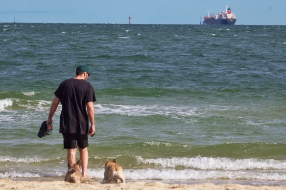 Port Melbourne is at risk of coastal erosion.