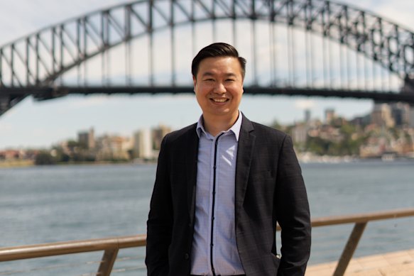 Engineer and cafe owner Benjamin Cheong.