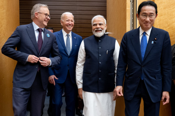 US President Joe Biden, Japanese Prime Minister Fumio Kishida, Indian Prime Minister Narendra Modi and Australian Prime Minister Anthony Albanese met in Tokyo for the Quad summit this week.