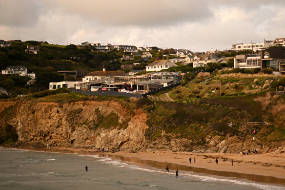 Cate Blanchett and Andrew Upton are just some of the A-listers who have made a second home at Mawgan Porth Beach, Cornwall, England.