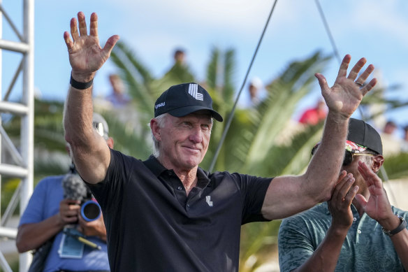 LIV Golf has become all about its chief executive, Greg Norman.