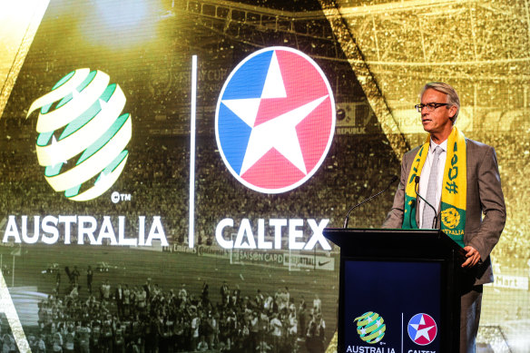 Caltex's naming rights sponsorship of the Socceroos is due to expire next week.