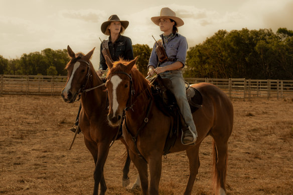 Anna Torv as Emily Lawson and Philippa Northeast as her daughter, Susie.