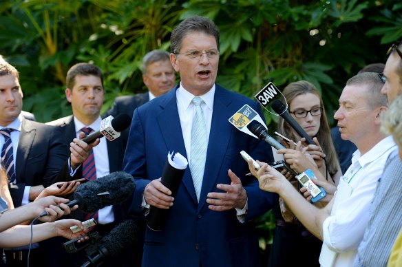 Ted Baillieu back in 2013 when he was premier. 