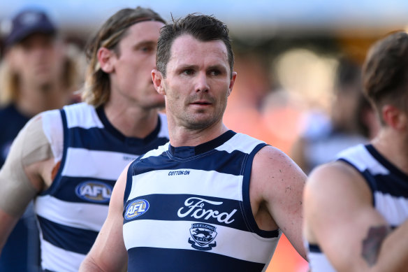Patrick Dangerfield has been sidelined with a hamstring injury.