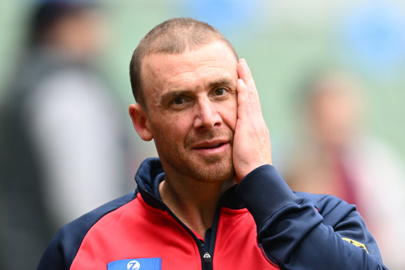 Melbourne coach Simon Goodwin.